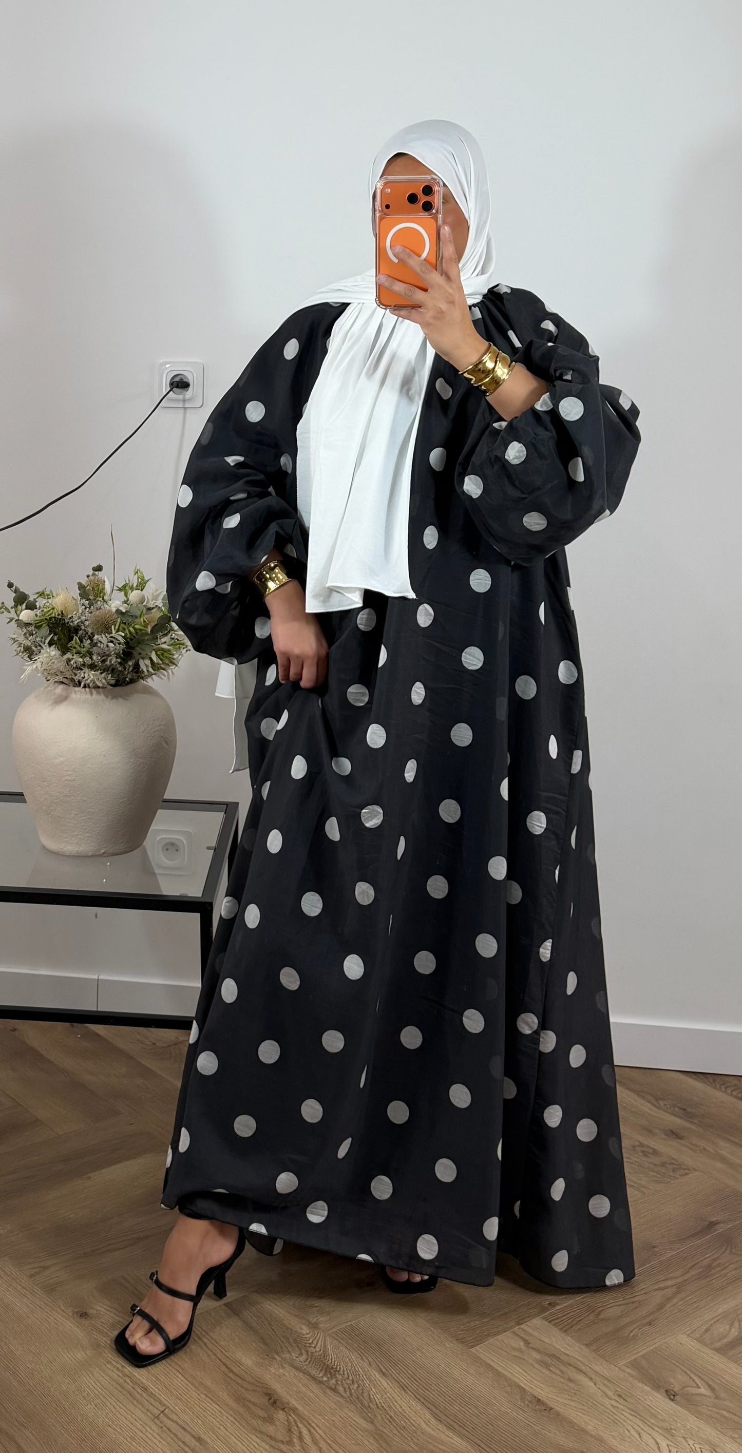 Robe à pois