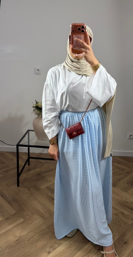 Jupe à carreaux