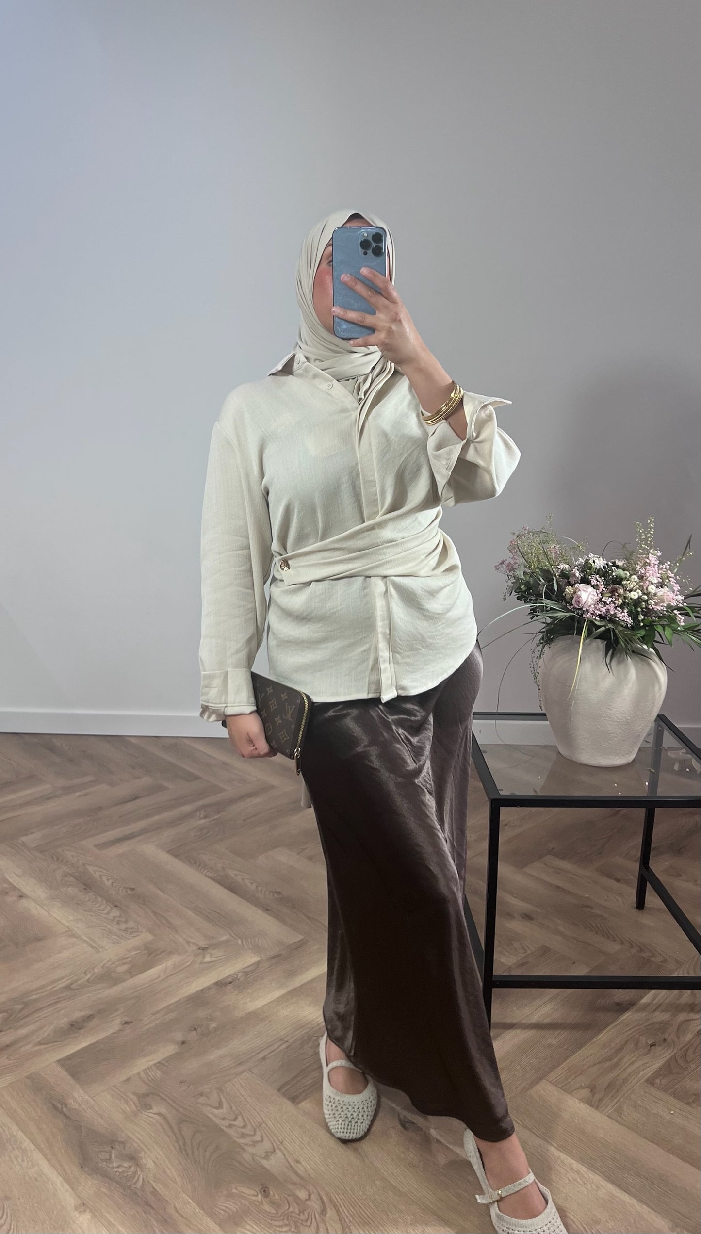 Jupe en satin