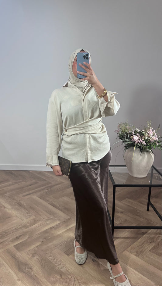 Jupe en satin